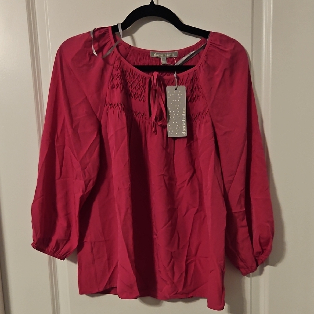 Daniel Rainn Fuchsia Blouse